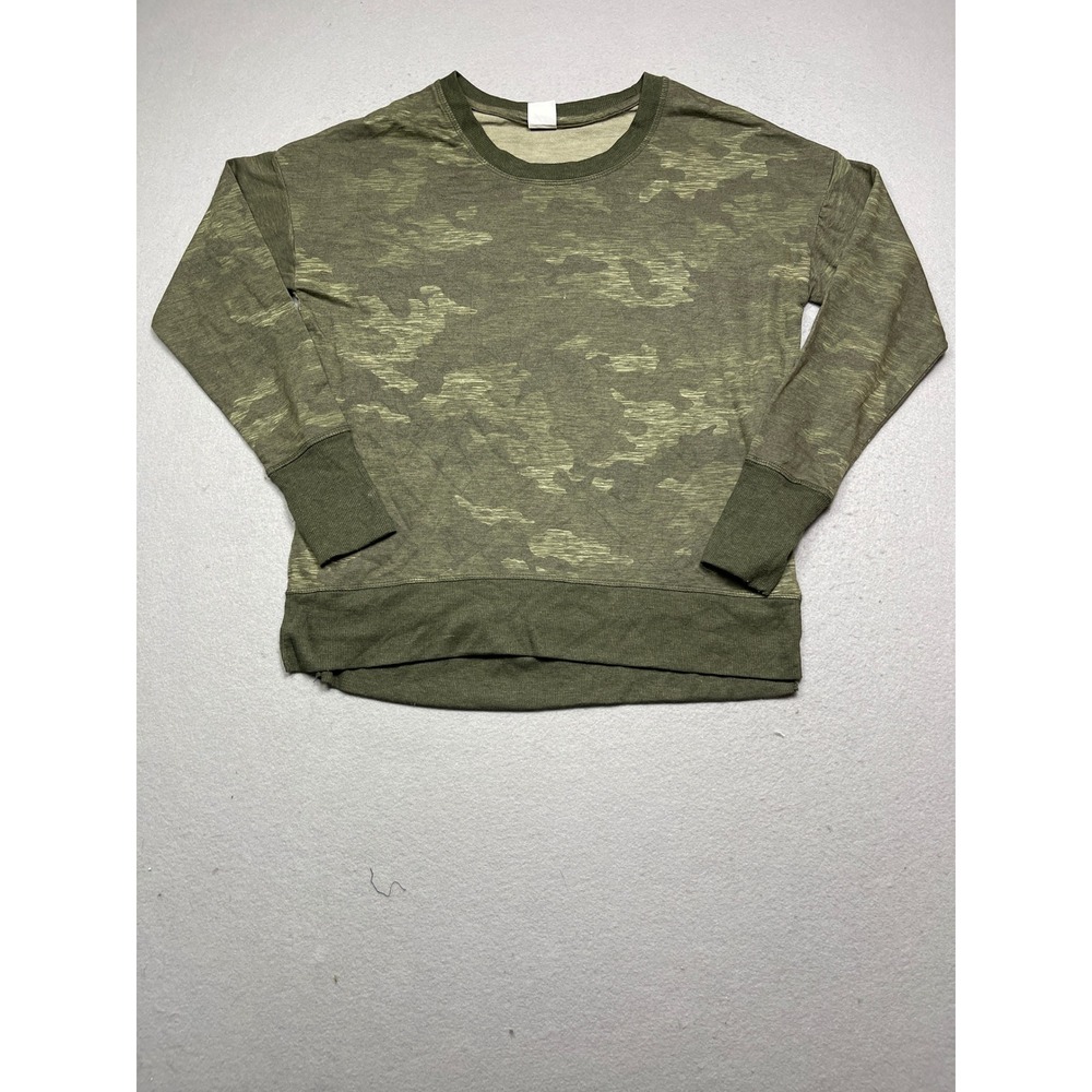 Avia Sweatshirt French Terry Camo Green S 4-6 Womens